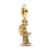 Pandora Burj Khalifa 14k gold-plated double dangle charme 763991C01