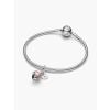 Pandora Two-Tone Blooming Flower Dangle Charme 764453C01