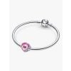 Pandora Pink Pansy Flower hela 790777C01