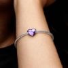 Pandora Metallic Purple Heart Charme 793337C01