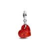 Pandora Opalescent Red Heart Dangle hela 793348C01-1