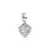Pandora Sparkling Heart Double Dangle hela 793765C01-1