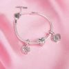 Pandora Mum Script Heart hela 798887C01-2