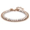 Nomination Instinct Rose White Agate rannekoru 027901/042-1