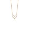 Bulevardi Diamond timanttikaulakoru / sydän 40/43 cm BLVD559-1