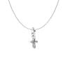 Pandora Mini Cross Charm Halskette