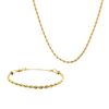 Mockberg Bold Rope Chain Gold korusetti, kullattu
