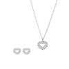 Kalevala Circle of Light Heart Schmuckset, Silber