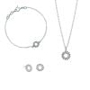 Kalevala Circle of Light Schmuckset, Silber