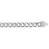 Hopeinen panssarirannekoru 8 mm CDH-220 20.5-1