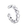 Hopeinen Ear Cuff korvakoru E32944