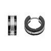 Fred Bennett Ohrringe aus Stahl E6570B