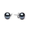 Gaura Pearls Ellen -helmikorvakorut / musta 9 mm EFB09B-1