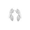 Silbernes Schmuckset mit Blatt