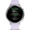 Garmin Venu 4 41mm Silver with Periwinkle Silicone Band 010-03013-01