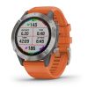 Garmin Fenix 6 Sapphire Titanium-Orange 010-02158-14-6