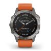 Garmin Fenix 6 Sapphire Titanium-Orange 010-02158-14-1