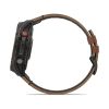 Garmin Fenix 8 Pro Amoled 51mm LTE Sapphire, titaani ja ruskea nahkaranneke 010-03199-40