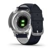 Garmin Vivomove Luxe Premium Silver-Blue 010-02241-00-3