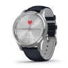 Garmin Vivomove Luxe Premium Silver-Blue 010-02241-00-2