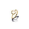 Pandora Organically Shaped Pavé Circle & Treated Freshwater Cultured Pearl Ring 163831C01