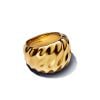Pandora Non-stackable Rippled Statement Ring 163884C00-2