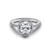 Pandora Oval Sparkling Halo Statement Ring 193777C01-2