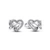Pandora Entwined Heart & Butterfly Stud Ohrringe 294476C01