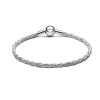 Pandora Round Pandora Clasp Twisted Snake Chain Armband 18 cm 593757C00-2