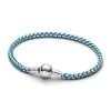 Pandora Blue Cord Box Chain Bracelet (18 cm) 593816C01-1