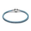 Pandora Blue Cord Box Chain -rannekoru (20 cm) 593816C01-2