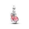 Pandora Two-Tone Blooming Flower Dangle Charme 764453C01