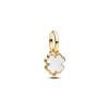 Pandora White Lucky Clover Dangle hela 764564C01
