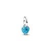 Pandora Turquoise-coloured Heart Mini Dangle Charme 793827C01-1