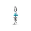 Pandora Turquoise-coloured Fishbone Dangle Charm hela 793894C01-1
