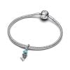 Pandora Turquoise-coloured Fishbone Dangle Charm hela 793894C01-3
