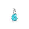 Pandora Blue Murano Glass Sea Snail Dangle Charm hela 793900C01-1