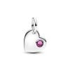 Pandora Engravable February Heart Dangle Charme 794295C02