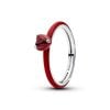 Pandora Red Chakra Heart Ring 193088C05