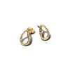 Pandora Organically Shaped Stone-Set Oval Stud Ohrringe 264659C01