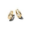 Pandora Organically Shaped Stone-Set Hoop Ohrringe 264663C01