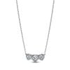 Pandora Halo Heart Trilogy Collier kaulakoru 394412C01-45