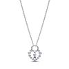 Pandora Sparkling Heart Padlock Pendant Halskette 394416C01-50