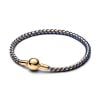 Pandora Blue Cord Box Chain armband 563816C02
