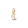 Pandora White Crescent Moon Mini Dangle Charme 764614C01
