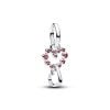 Pandora Connected Hearts & Red Stones Dangle Charme 794435C01