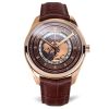 DeSanders Voyage GMT - Rose gold & Root beer-0