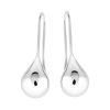 Silber Ohrringe J72909-RH-1