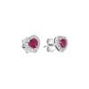 Silber Ohrringe, Herz J81176E-M-336-RH-1