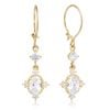 Goldene Ohrringe K-E11430Z